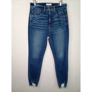 Loft Size 28 High Waist Skinny Ankle Blue Jeans